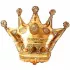 Фольгированный шар Золотая корона