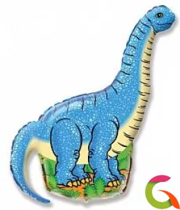 Фольгированный шар Динозавр диплодок 43\109 см