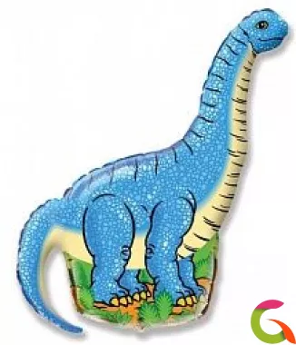 Фольгированный шар Динозавр диплодок 43\109 см