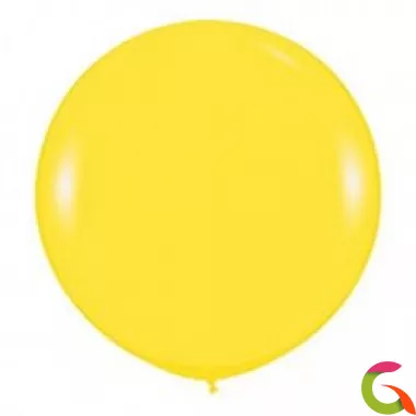 Большой шар с гелием желтый