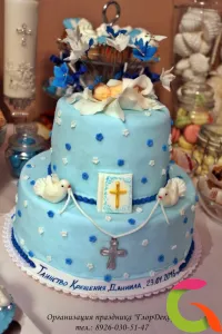 Торт на крестины Даниила