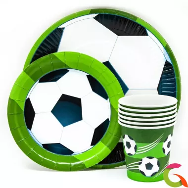 Тарелки бумажные Футбольный мяч