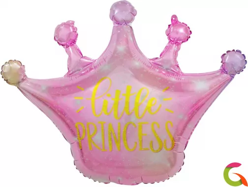 Фольгированный шар Корона Маленький принц/принцесса 30/76 см