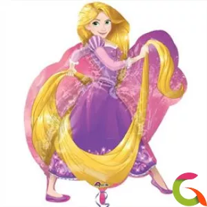 Фольгированный шар Принцесса с косами