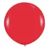 Большой шар с гелием красный