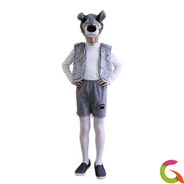 Карнавальный костюм Волчонок плюш